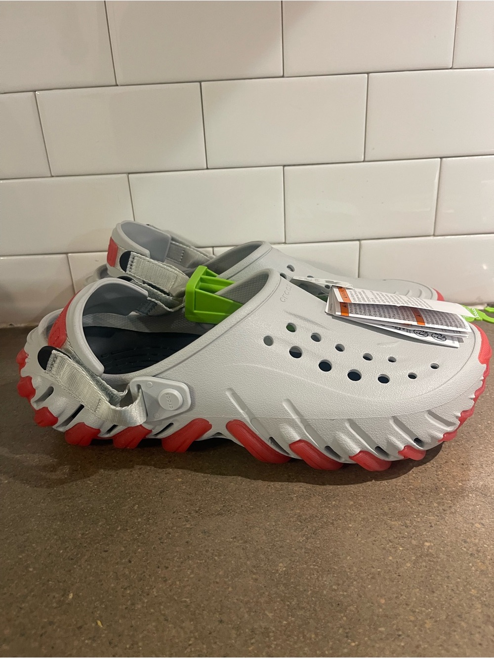NWT Crocs Echo Icy RO Clog Atmosphere Red Men’s 12 Women’s 14